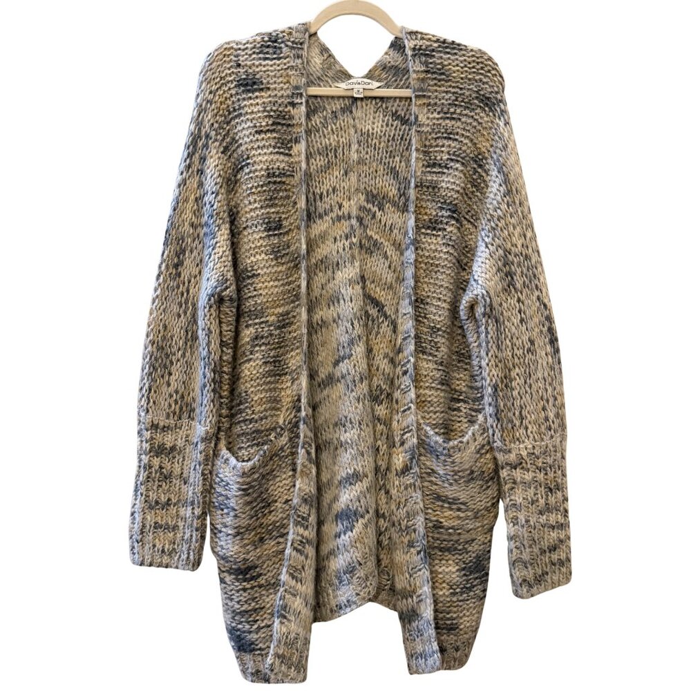 DAVI & DANI Marled Knit Cardigan - Size M